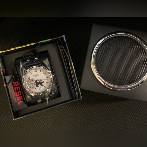 EUC Women’s Rebel Brooklyn Gravesend white face watch - Picture 5 of 7